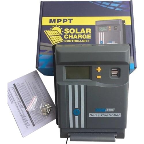 MPPT LCD Display 10A 20A 30A 40A with WIFI 12V/24V Solar Panel Battery Regulator Charge Controller Dual USB LifePo4/Lithium