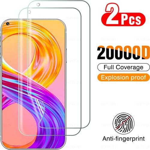 2Pcs Full Cover Soft Hydrogel Film For OPPO Realme 8 Pro Protective Screen Protection For OPPO Realmy 8 Pro 6.5" Film Not Glass