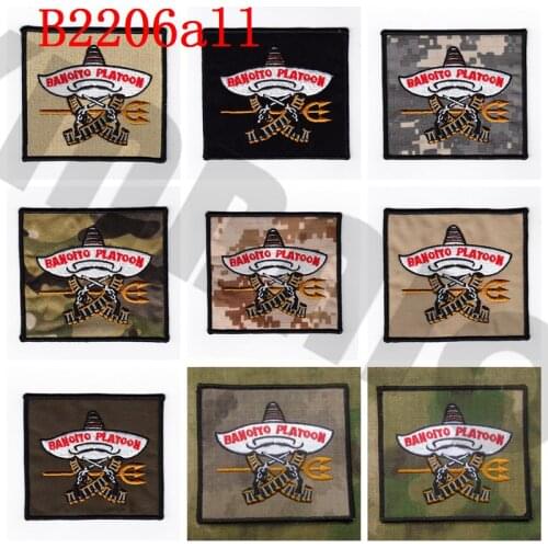 Embroidery patch ACT OF VALOR Bandito Platoon SealTeam6 morale tactical outdoor