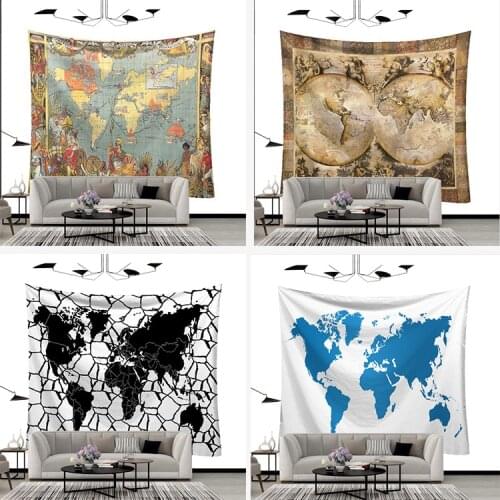 Wall Tapestry for Bedroom World Map Tapestry Mandala Tapestry Wall Hanging Beach Tapesty Fabric Blanket 200X150cm Print tapestry