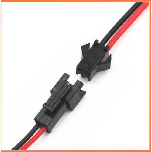 NEW 10Pairs 15cm Long JST SM 2Pins Plug Male to Female Wire Connector