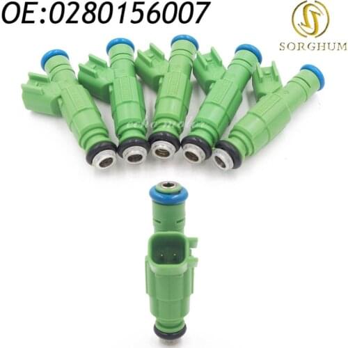 New 6pcs Flow Matched Fuel Injector Set for Dodge - Chrysler 3.3 0280156007, 0 280 156 007