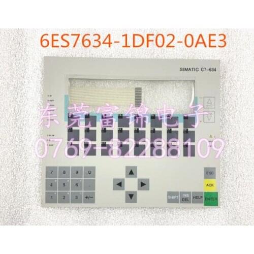 NEW 6ES7634-1DF02-0AE3 C7-634 6ES7 634-1DF02-0AE3 HMI PLC Membrane Switch keypad keyboard