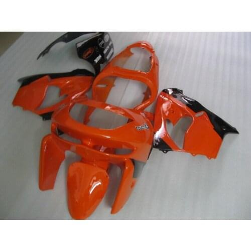 Custom painted Fairing kits for Kawasaki ZX 9R 1998 1999 NINJA zx9r 98 99 black orange aftermarket fairings set TR16