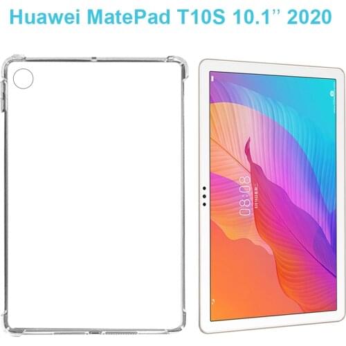 For HuaWei MatePad 10.4 Case Pro 10.8 Case Soft Silicone Cover for Honor Pad V6 10.4 Cover For MatePad T8 8.0 T10S Airbag Case
