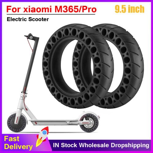 For Xiaomi Mijia M365 Tyre Electric Scooter Tires 9.5 inch Durable Thick Wheels Solid Outer Tyres for m365 pro Accessories