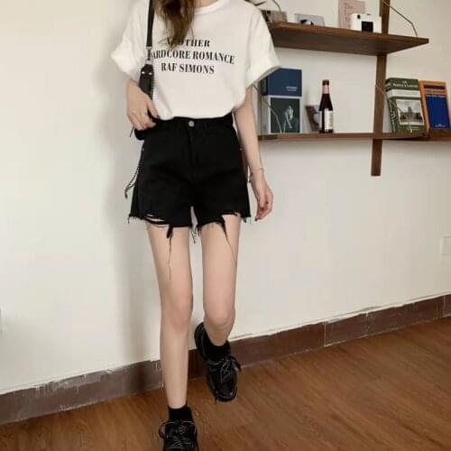 High Waist Wide Leg Denim Shorts For Women New Jean Shorts Women Summer Korean Style Women Streetwear Loose Short Shorts