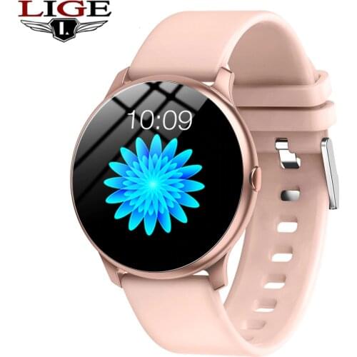 LIGE 2020 New Waterproof Smart Watch Women Heart Rate Monitoring Health Smart Watch Men Pedometer Fitness Tracker Smart Bracelet