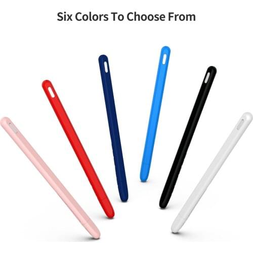Tablet Touch Stylus Pen Protective Cover for Apple Pencil 2 Cases Portable Soft Silicone Pencil Case High Quality Accessory New