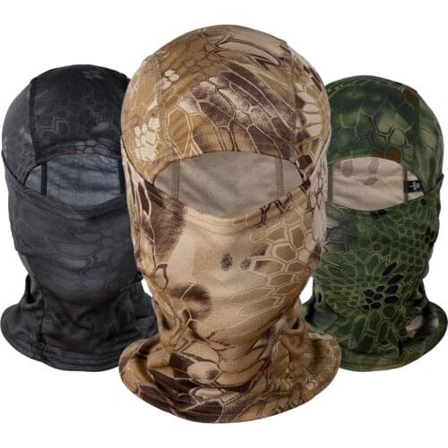 Military Camouflage Balaclava Outdoor Cycling Fishing Hunting Hood Protection Army Tactical Balaclava Head Face Mask Cover