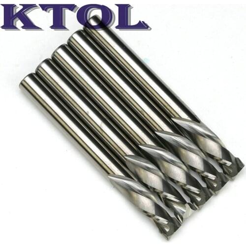 Up &Down Spiral Bit- 5x12MM 2 Flute CNC End Mill Bit Set, Work Sharp Solid Carbide End Mill Cutter CNC Engraving Tools Free Ship