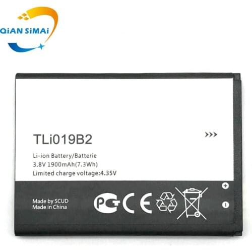 New 1900mAh TLi019B2 battery For Alcatel one touch C7 OT-7041 OT 7040D 7041D Dual TLi019B1