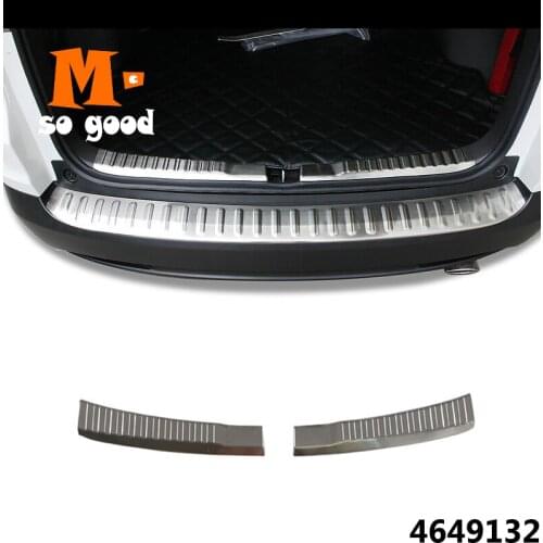 Car Rear Bumper Protector Sill Exterior Guard Pedal Trim 2012-2014 15 2016 Stainless Steel Styling for CRV CR-V Accessories 2pcs