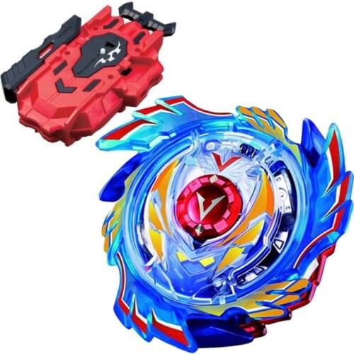 Spinning Top Burst B-73 Starter God Valkyrie 6V.Rb w/ Launcher New Kids Toy Top LR Red Bey Launcher
