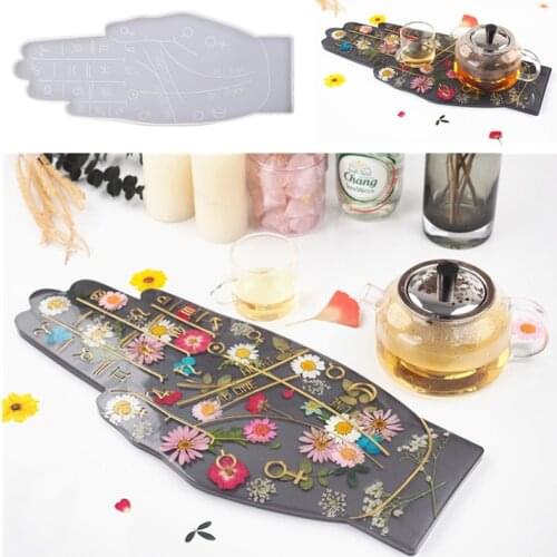 Large Hand Resin Tray Molds Constellation Silicone Resin Molds Resin Casting DIY Resin Serving Board for DIY Home Decoration