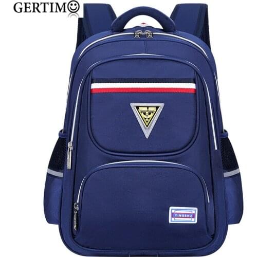 Grades 2-6 Children School Bags for Girls Boys Reflective Strip Safety Design School Backpacks Orthopedic Satchel for Girls Boys