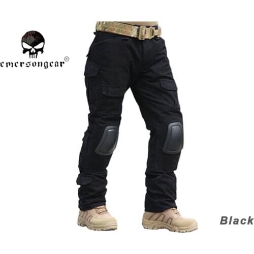 EMERSON CP Style Gen2 Tactical Pants Combat bdu Military with Knee Pads Black EM6988
