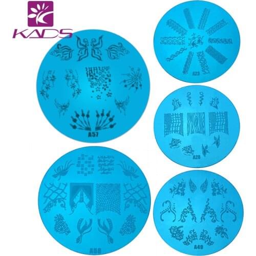 HOT A Series 60 different Design nail art Print Stencil nail art stamping Size Stamp Stamping Image Konad Plate Print Nail Art