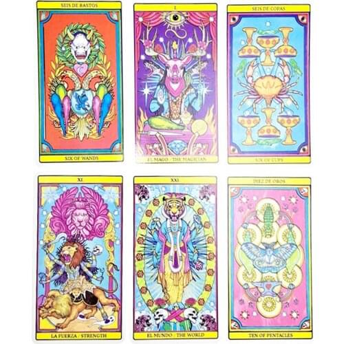 1Set Tarot Cards for God of Three Full English Version Board Games Tarot Deck with PDF New Beginner Divination Oracle Card Game
