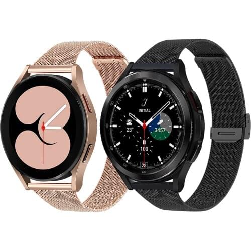 Galaxy Watch 4 40mm 44mm Metal Strap for Samsung Galaxy Watch4 Classic 42mm 46mm Correa 20mm Stainless Steel Bracelet Band