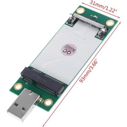 Mini PCI-e Wireless WWAN to USB Adapter Card With Slot SIM Card for huawei R9UA
