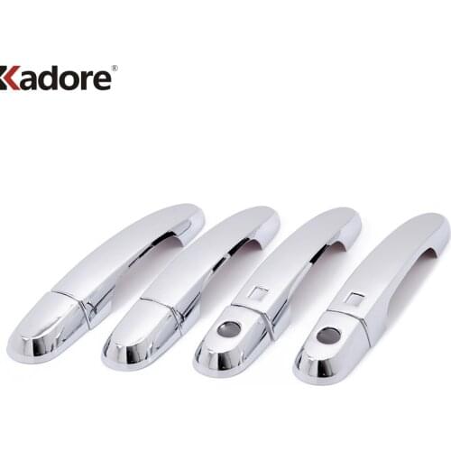Side Door Handle Cover Trim For KIA Sorento 2010 2011 2012 2013 2014 2nd Ge ABS Chrome Car Styling Accessories with 4 holes
