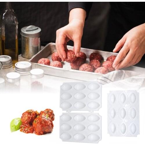 New 2021 Meatball Maker Manual Machine Meatloaf Mold Maker Press Minced Meat Processor 9 Holes Mold Kitchen Tools Home Meat Pie
