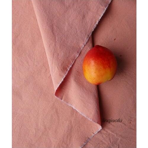 Original branch leaves floral pure linen fabric autumn and winter dress robe cloth new products High-grade linen fabric