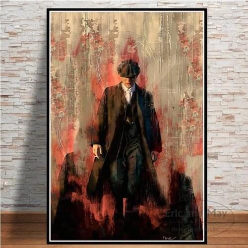 Posters And Prints Peaky Blinders Cillian Murphy TV Show Canvas Painting Pictures On The Wall Art Decoration Home Decor Cuadros