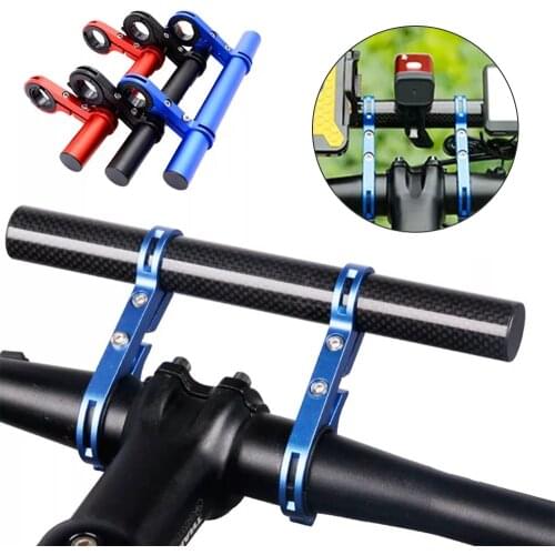 10/20CM Bike Extension Bracket Single/Double Mountain Bike Handlebar Extender Speedometer Bicycle Flashlight Holder Lamp Holder