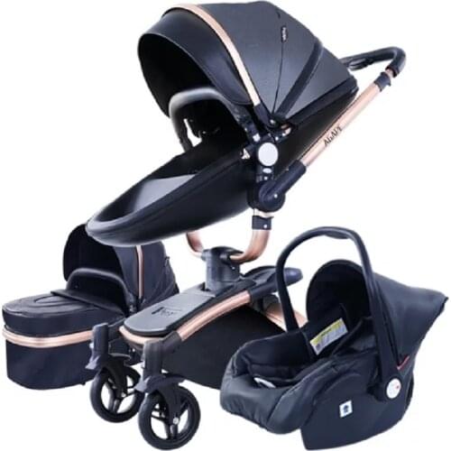 2020 Luxury baby stroller 3 in 1 newborn stroller baby car carriange shell type pushchair High Quality Baby Pram High Landscape