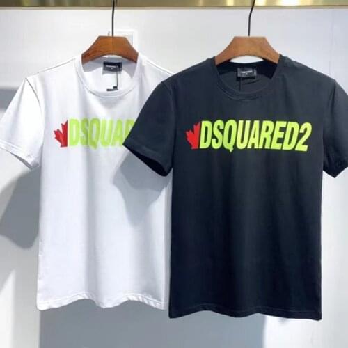 2021 Fashion Trend Dsquared2 Mens Premium Printed Short Sleeve T-Shirt DT774