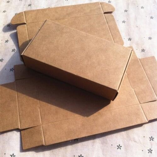 350gsm Kraft paper rectangle truck box 110x60x22mm handmade gift packing box for candy 50pcs lot
