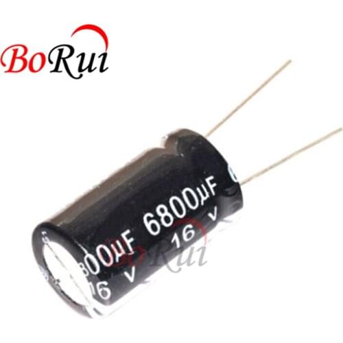 5PCS 6800UF 25V Electrolytic capacitor 25V 6800UF 16*25MM Aluminium electrolytic capacitor