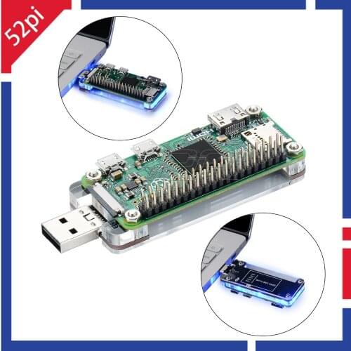 52Pi Original USB Dongle Expansion Breakout Module Kit for Raspberry Pi Zero / Zero W, Not Include Reapberry Pi Board