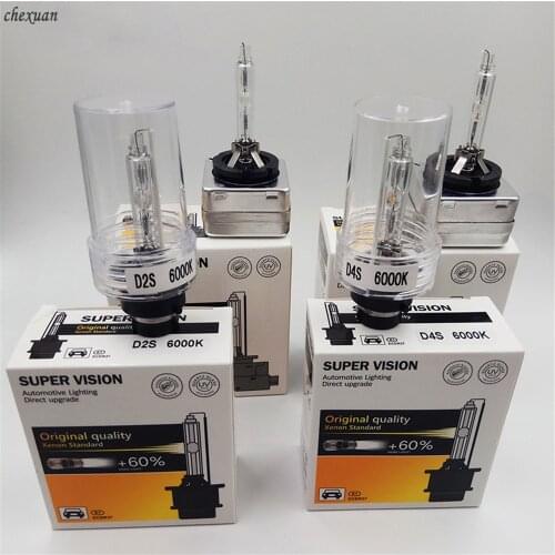 CSCSNL 2Pcs Car Headlight kit bulb 12V 35W HID Xenon Bulb For D1S D2S D3S D4S D1R D2R D3R D4R 4300K 6000K 8000K 10000k