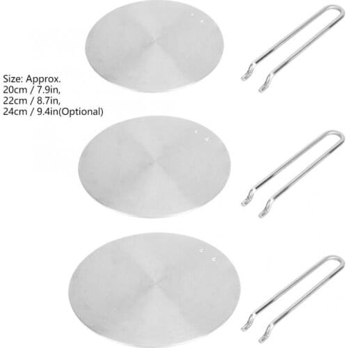 Induction Cooker Stainless Steel Heat Diffuser Induction Plate Adapter Converter Gas Electric Cooker Plate Solar Cooker