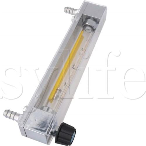 LZB-10 16-160L/h Clear Plastic Tube Flow Meter for Water Liquid Flowmeter Fit for 12mm Hose