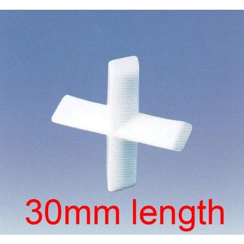 + cross type PTFE Magnetic stirrer F4 polytef stir bar,30mm length