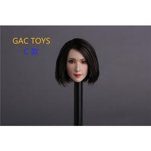 1/6 Scale Female Head Sculpt Lin Chi-ling HEADPLAY Asian beauty action figure GACTOYS GC008 for 12inch Women Body toys