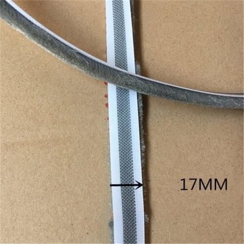 Sliding Sash Window Door Wool Pile Seals Weatherstrip Insert Brush Seal Felt Draught Excluder 17X9mm 17x13mm 10m Gray