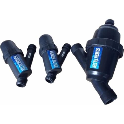 Gardening Drip Irrigation Water Tank Pool Pump 1" Screen Filter (120 Mic)