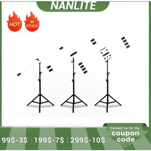 NanGuang NANLITE LED Pavo Tube Light 15C 30C Holder Bracket Tube Clamp Clip(Not Include Light Stand) and Honeycomb Grid Softbox