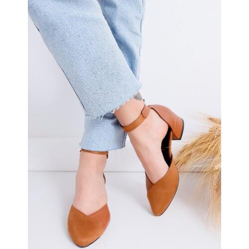 Holly Heels Coffee Skin-Suede Shoes