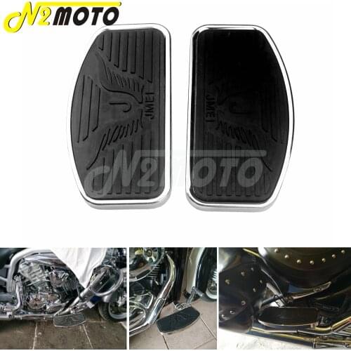 1 Pair Motorcycle Front Rear Adjustable Driver Floorboards For Kawasaki Suzuki Honda VTX 1300 VTX 1800 Yamaha V-STAR XVS 400/650