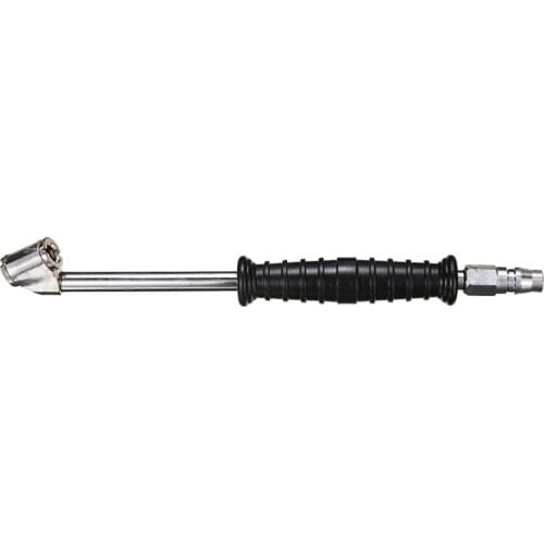 1pc Auto Car Motorcycle Dual Head Long Reach Tire Air Chuck Inflator Metal Tire Repair Tools