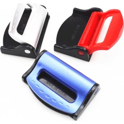 2pcs Car Seat Belts Clips Safety Adjustable Auto Stopper Buckle for Skoda Octavia Fabia Rapid Superb Yeti Roomster