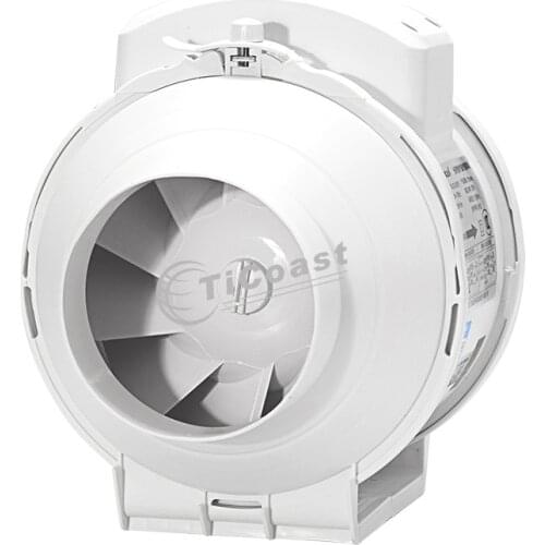 4inch Exhaust Fan Concealed Pipe Duct Fan Bathroom Extractor Ventilation Kitchen Toilet Wall Air Clean Ventilator