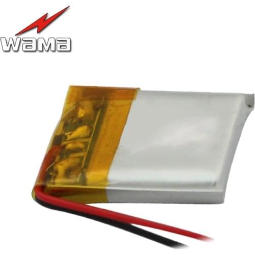 4pcs/lot Wama 502020 Li-Polymer Over-Charging Protected 052020 3.7V Rechargeable Batteries for Bluetooth Earphones Wristband