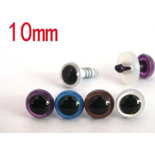 40pairs/lot toy accessories Plastic doll eyes/Colorful safety eyes wholesale/mixed color